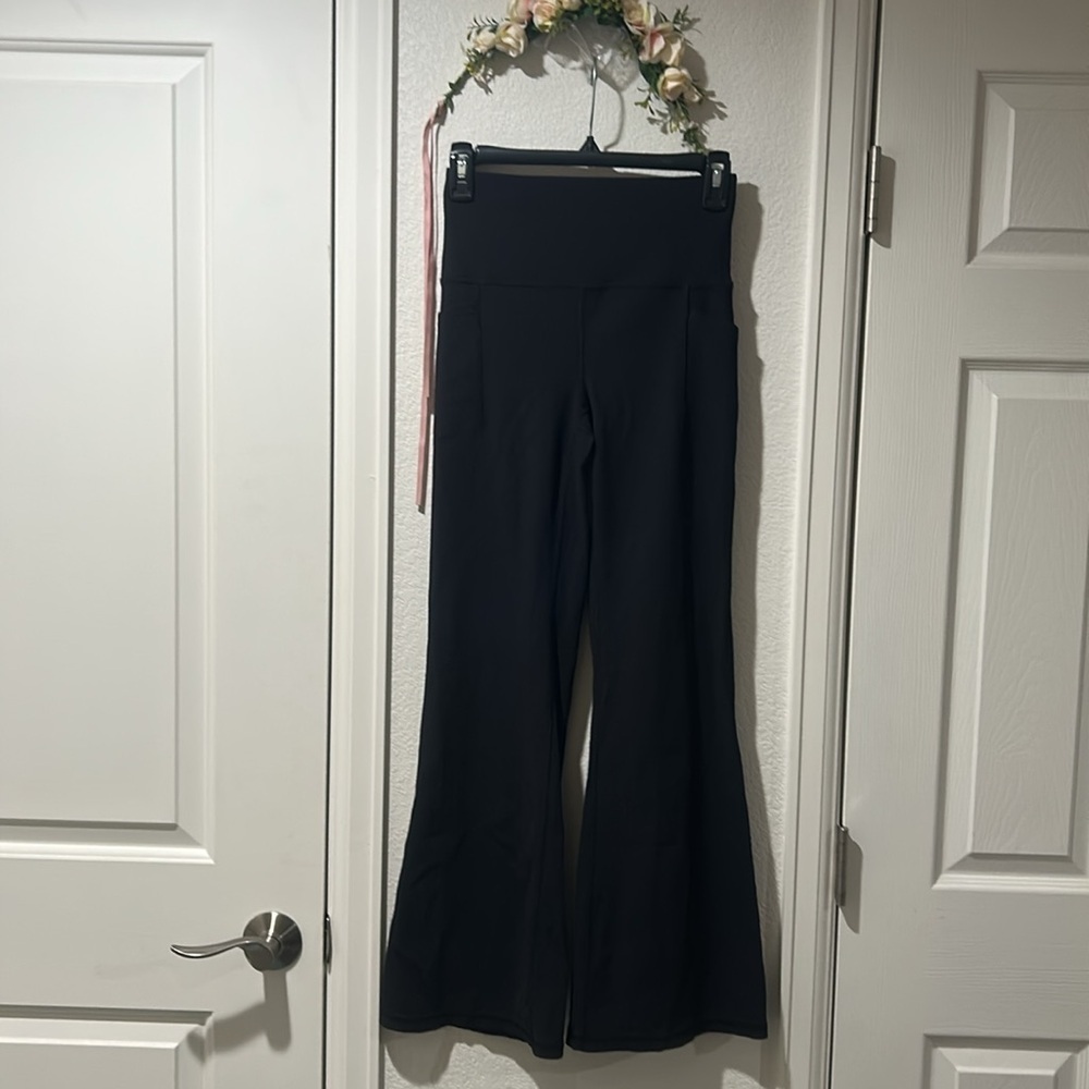 Athleta Classic Black Flare Leggings - Picture 4 of 8
